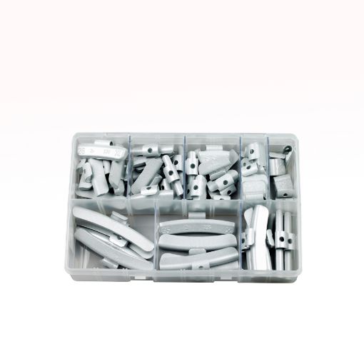 Picture of Assorted Alloy Coated Balance Weights 5-40G