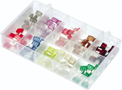 Picture of Assorted MiniBox Mini Blade Fuses 2-30Amp