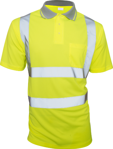 Picture of Hi Vis Yellow Polo Shirt - 3XL