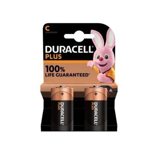 Picture of Duracell C Cell Plus Power +100% Batteries