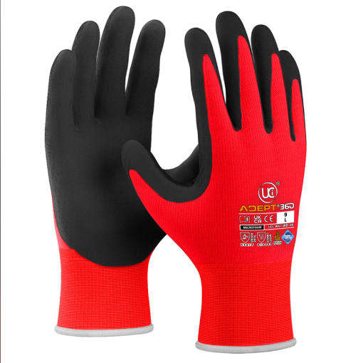 Picture of UCI Adept Red Gloves Size 08