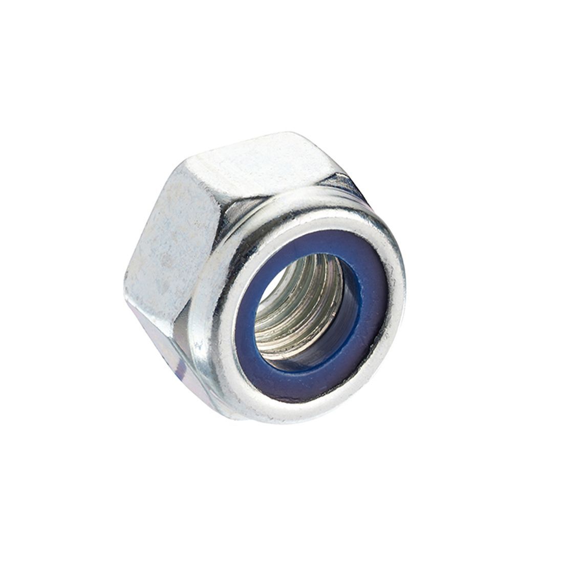 M10 Nyloc Nut Type P DIN 982 Class 8 Bzp